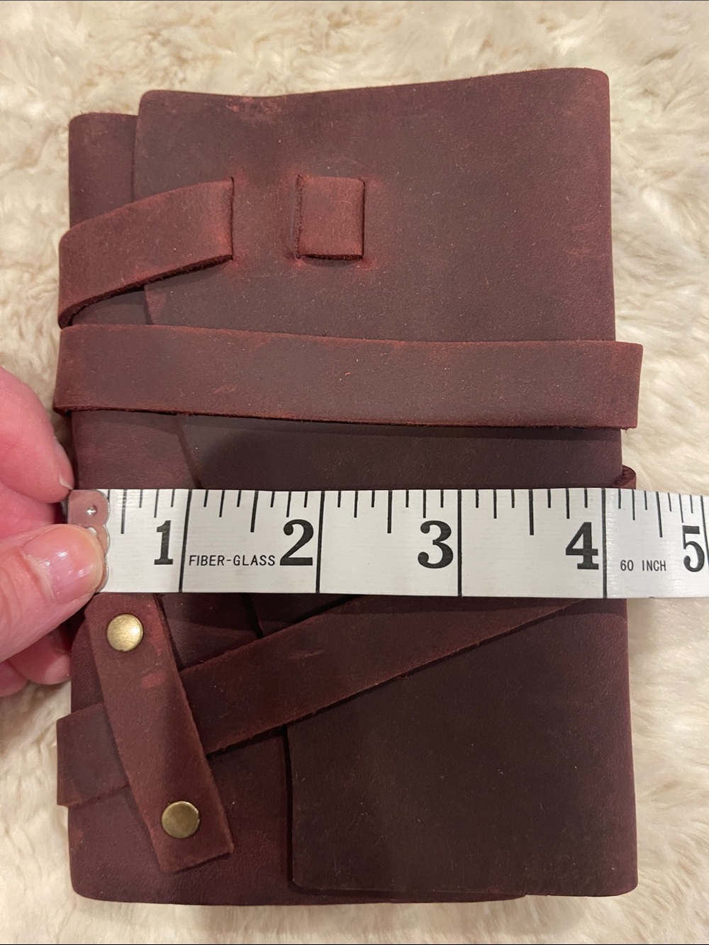 New Portland leather goods Merlot journal - Picture 4 of 5